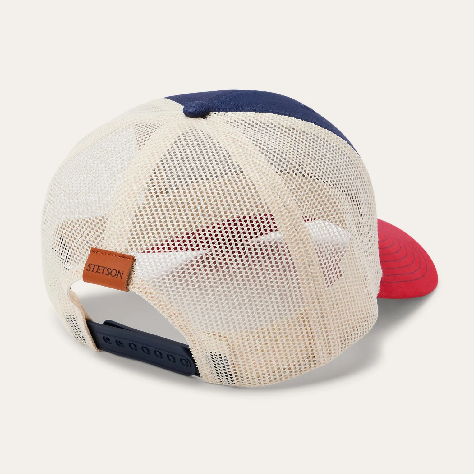 Navy Americana Trucker Cap -STETSON