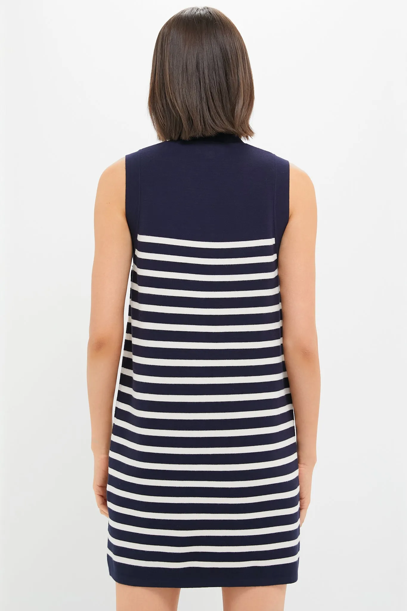 Navy and White Stripe Knit Marie Dress
