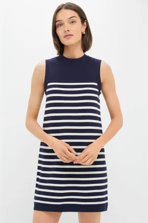 Navy and White Stripe Knit Marie Dress