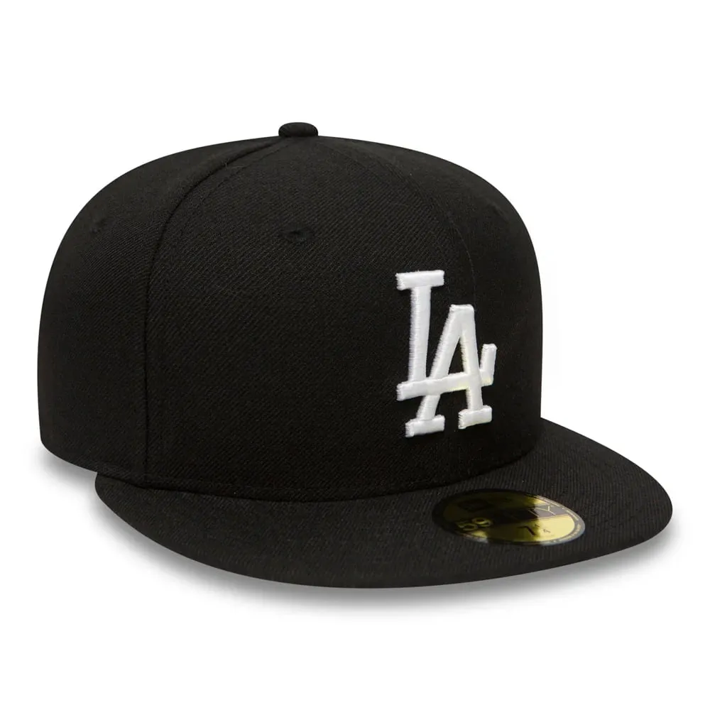 New Era 59FIFTY L.A. Dodgers Baseball Cap - MLB League Essential - Black