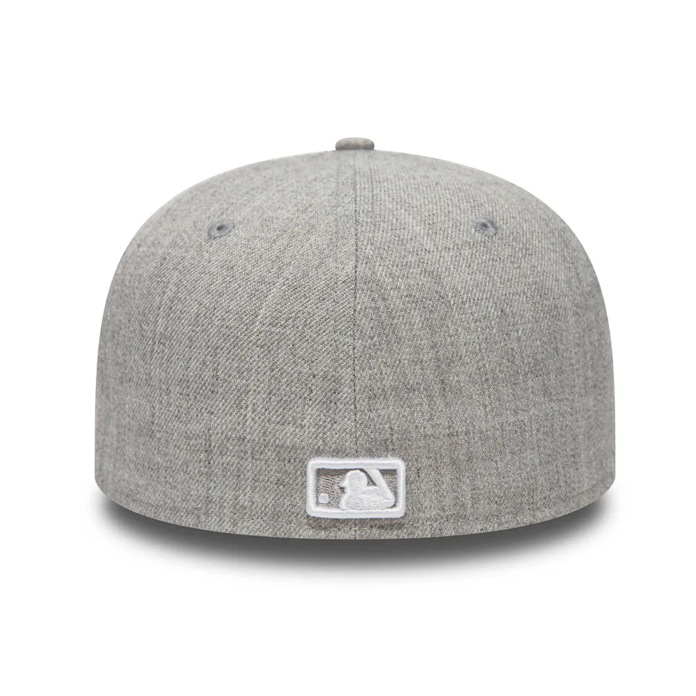 New Era 59FIFTY New York Yankees Baseball Cap - MLB League Essential - Heather Grey