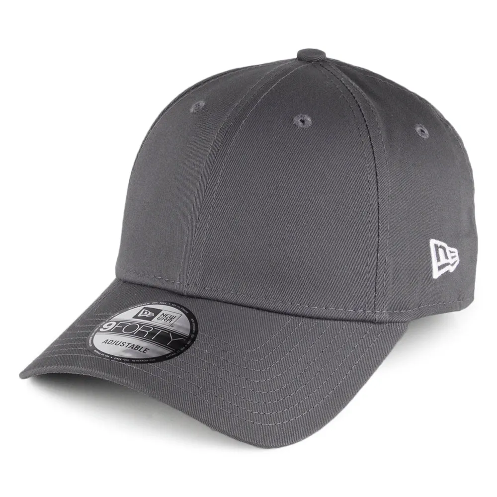 New Era 9FORTY Blank Baseball Cap - Flag Collection - Charcoal