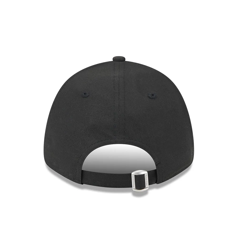 New Era 9FORTY L.A. Lakers Baseball Cap - NBA Repreve Outline - Black On Black