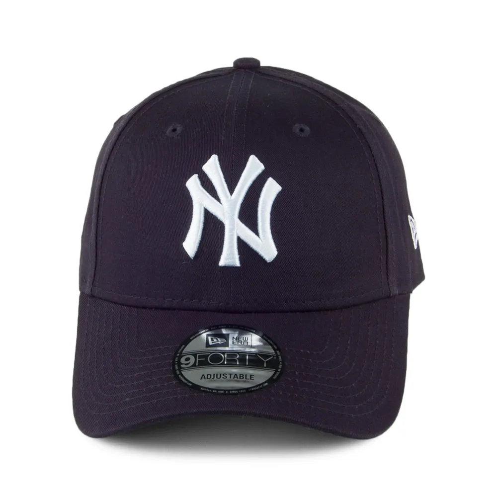 New Era 9FORTY New York Yankees Baseball Cap - MLB League Essential - Navy Blue