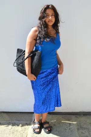 Numph Riley Clematis Blue Tank Top