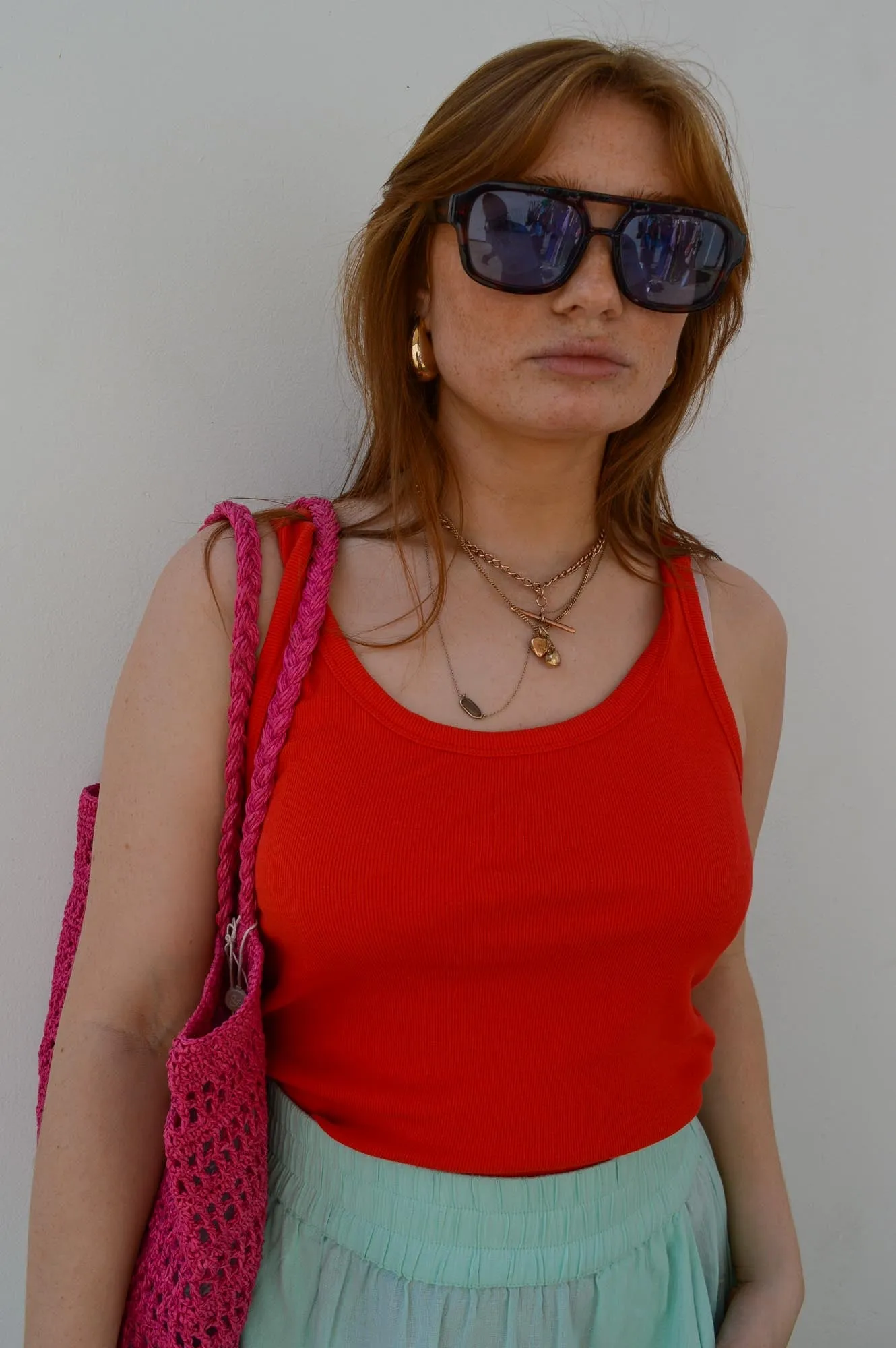 Numph Riley High Risk Red Tank Top