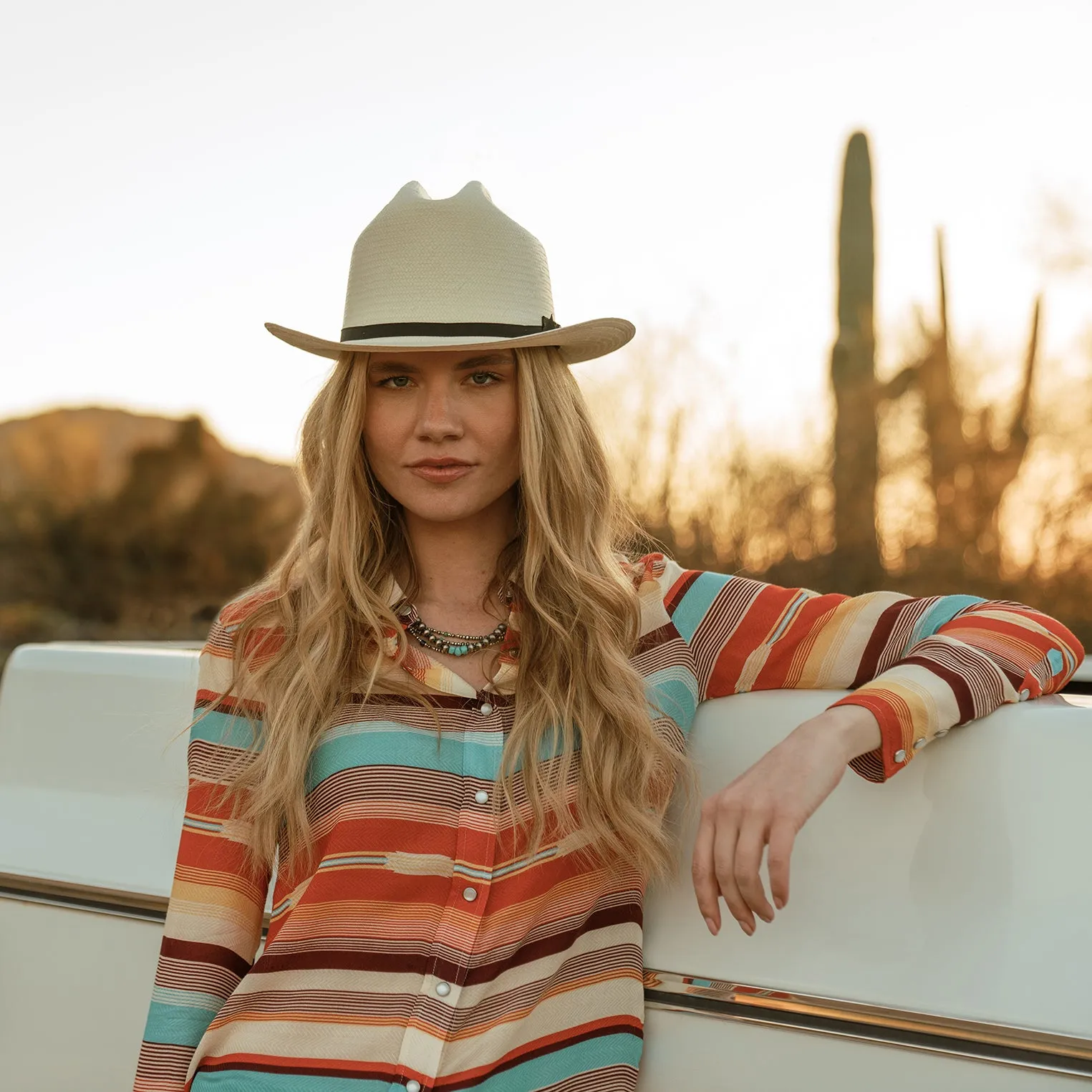 Open Road 6X Straw Cowboy Hat -STETSON