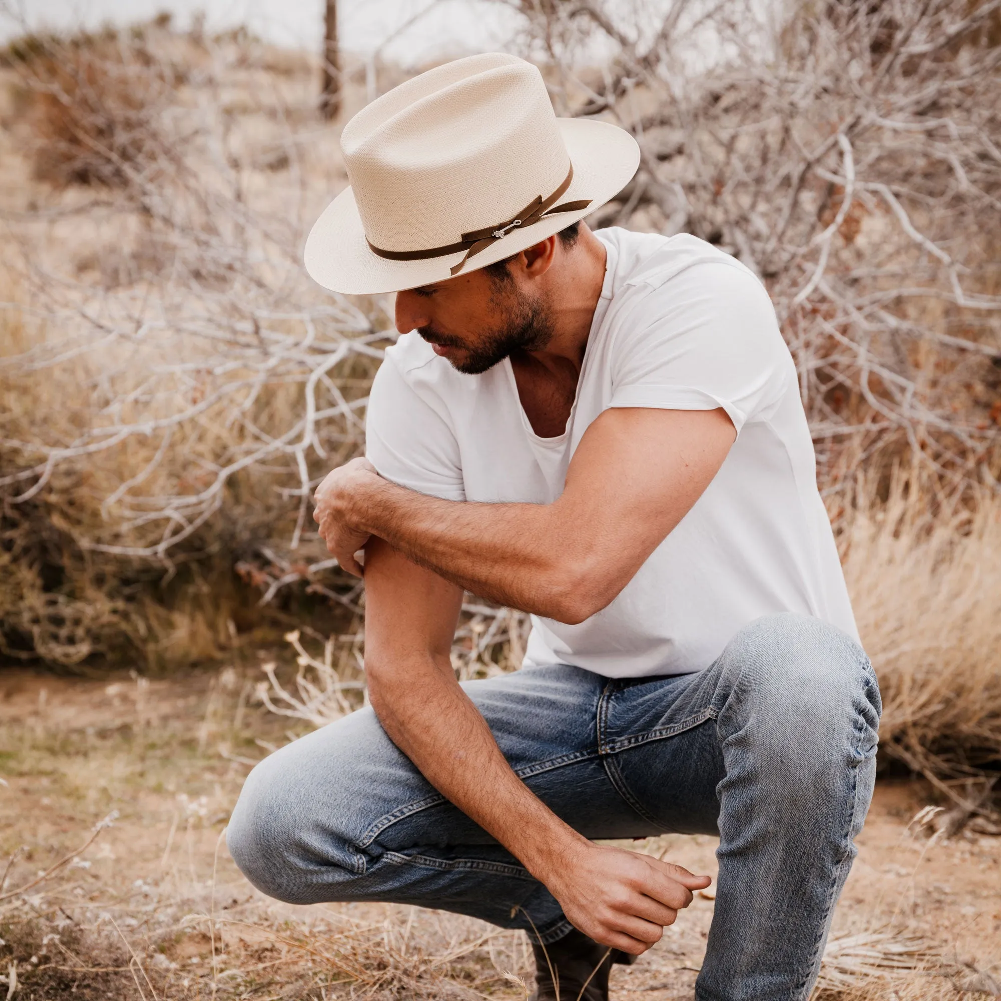 Open Road Straw Hat -STETSON