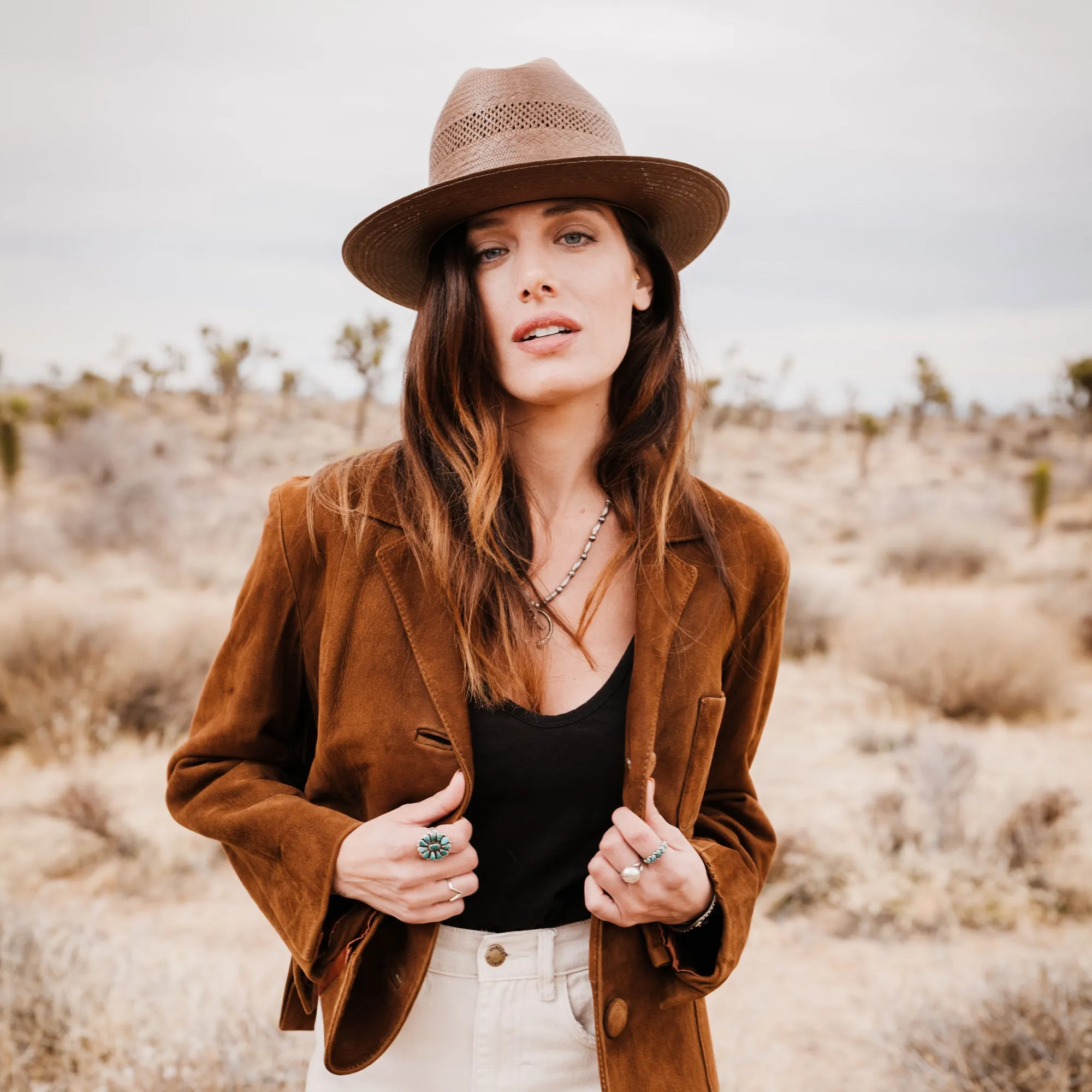 Open Road Vented Straw Cowboy Hat -STETSON