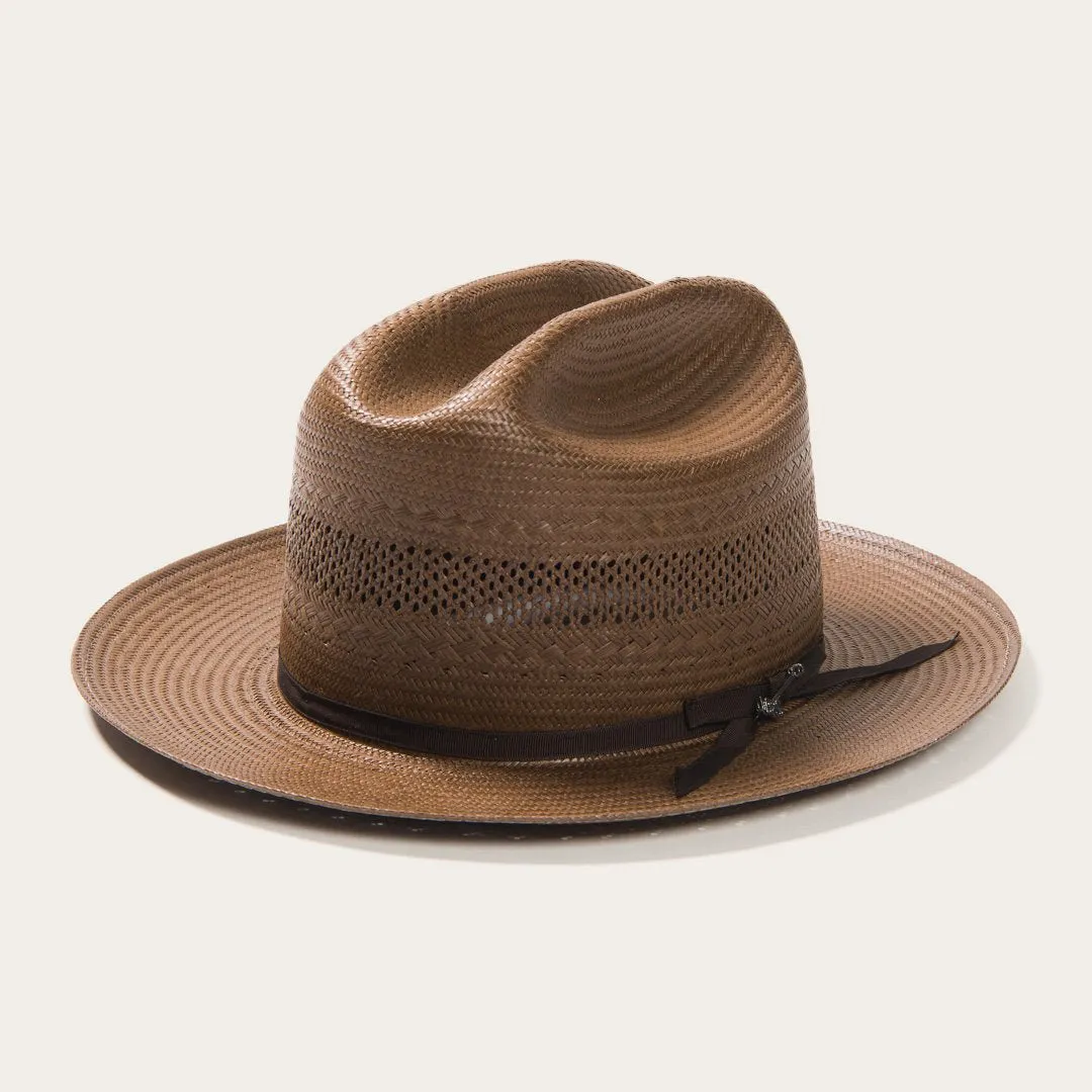Open Road Vented Straw Cowboy Hat -STETSON