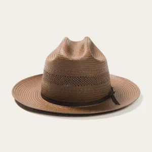 Open Road Vented Straw Cowboy Hat -STETSON