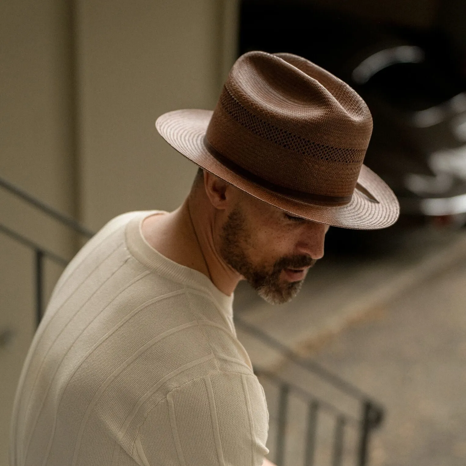 Open Road Vented Straw Cowboy Hat -STETSON