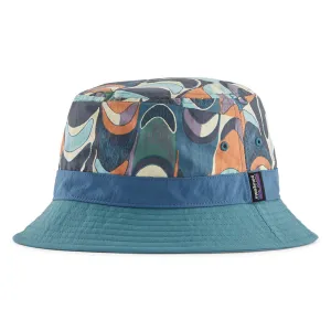 Patagonia Hats Swallowtail Geo Wavefarer Bucket Hat - Blue-Multi