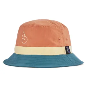 Patagonia Hats Swelldrifter Wavefarer Bucket Hat - Rust-Buttermilk-Teal