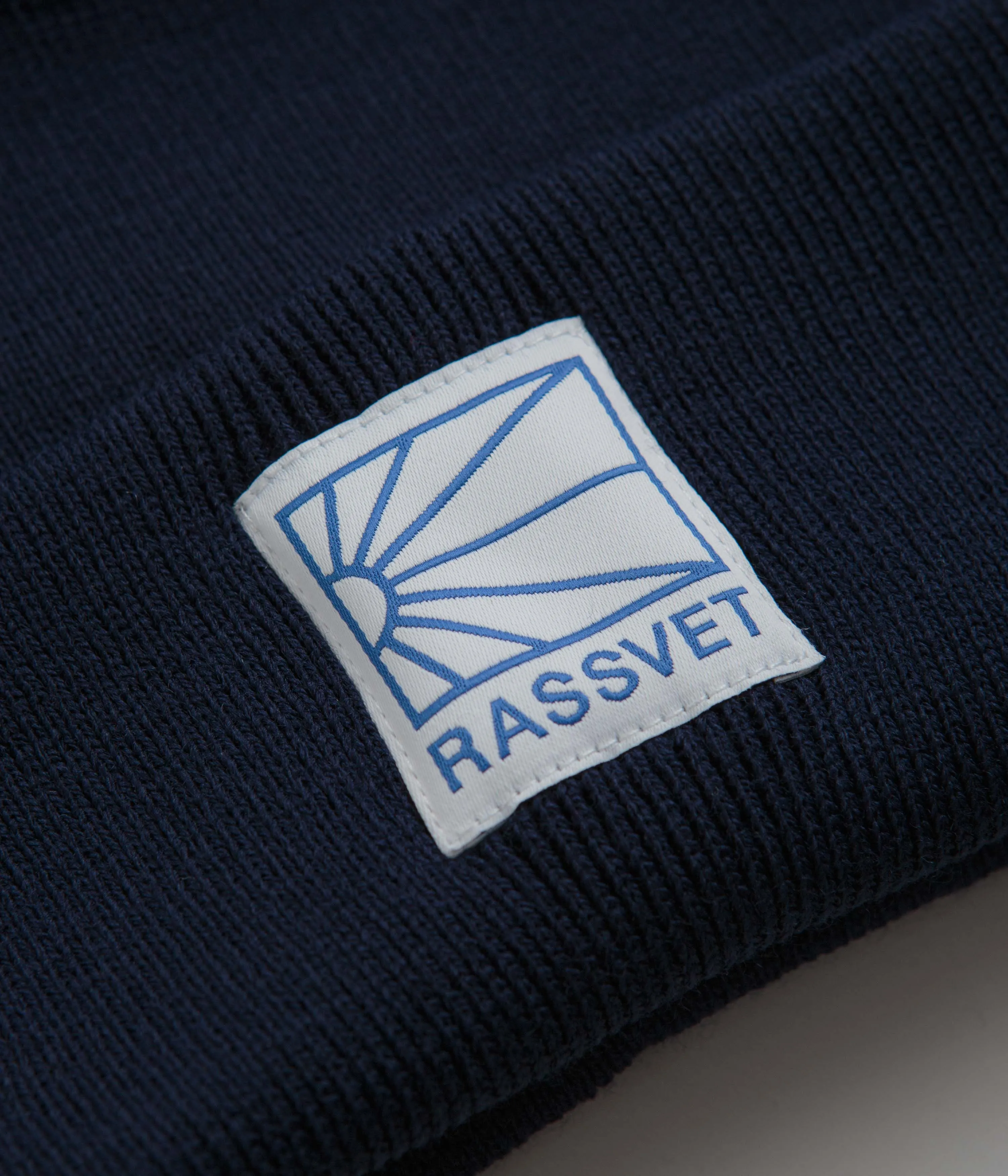 Rassvet Logo Tag Beanie - Navy