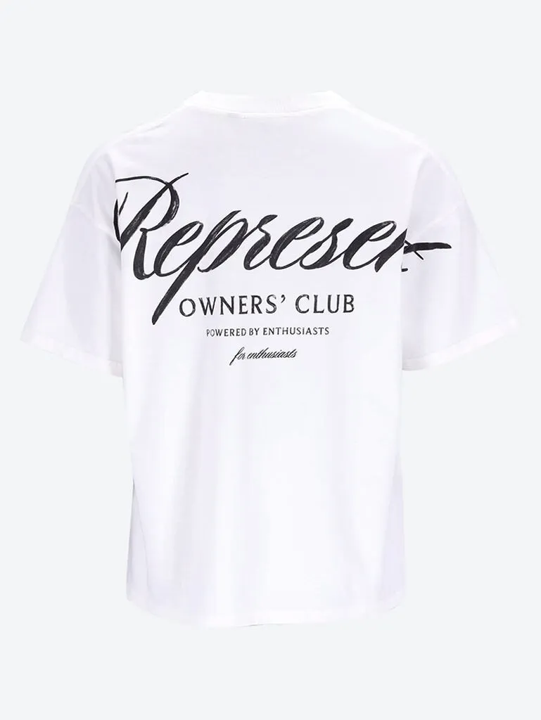 Represent owners club script t-shirt