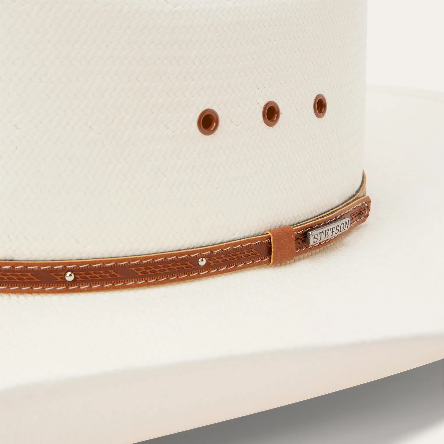 Stanhope 10X Straw Cowboy Hat -STETSON