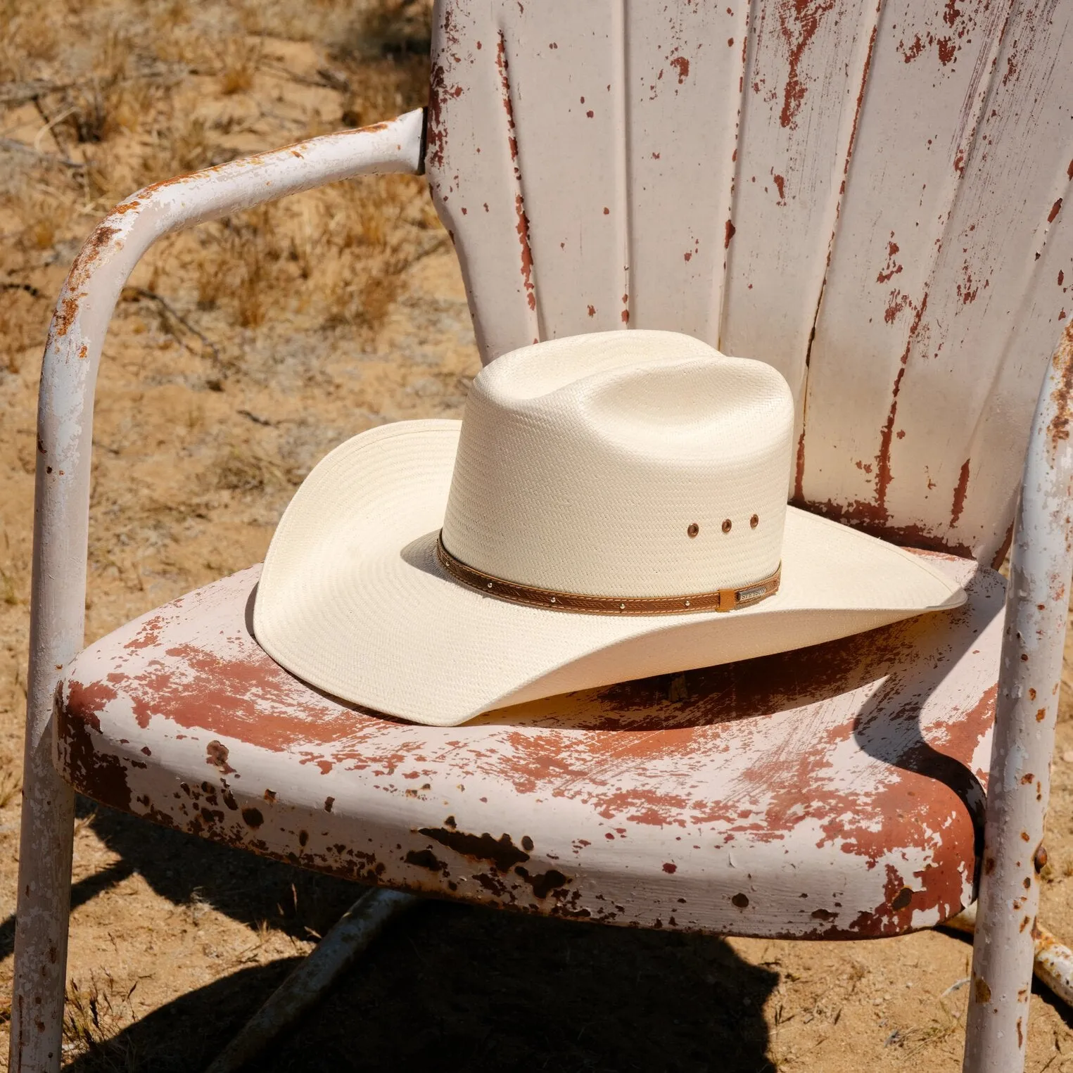 Stanhope 10X Straw Cowboy Hat -STETSON