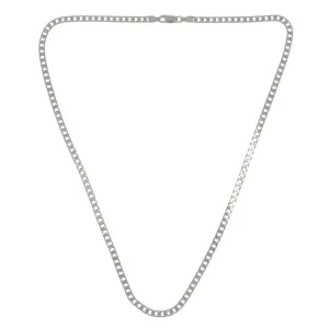 Sterling Silver Flat Curb Chain 20"