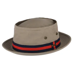 Stetson Hats Fishermans Bucket Pork Pie Hat - Beige