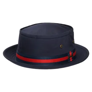 Stetson Hats Fishermans Bucket Pork Pie Hat - Dark Navy