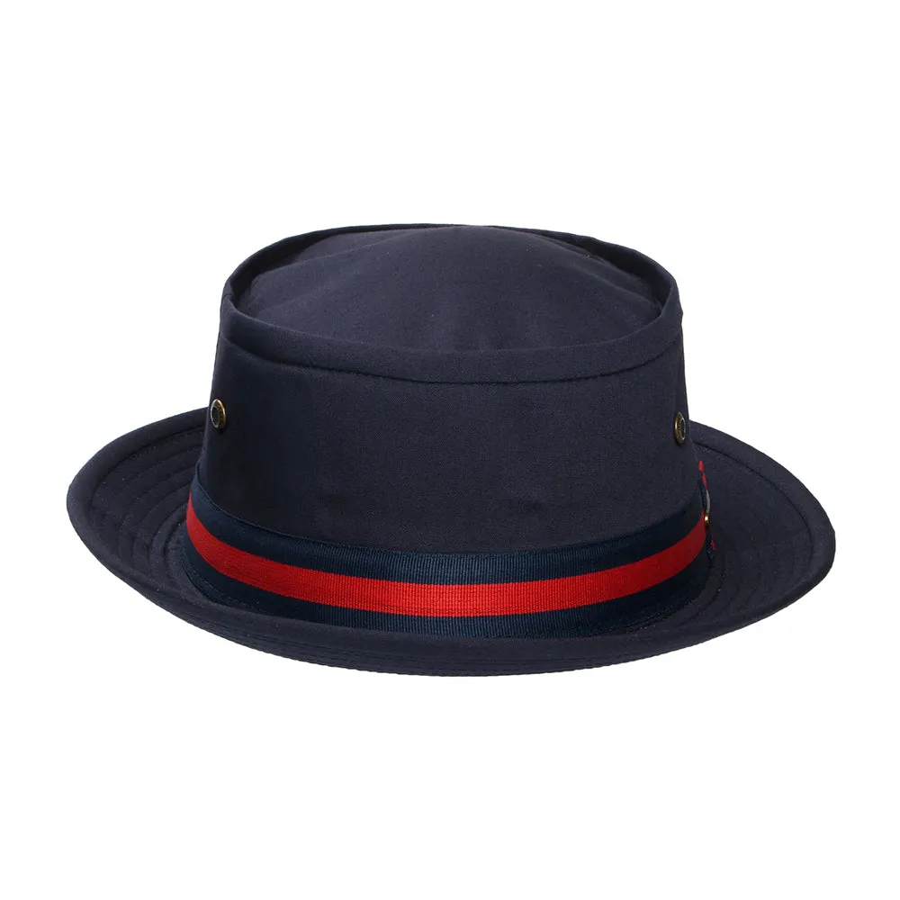 Stetson Hats Fishermans Bucket Pork Pie Hat - Dark Navy