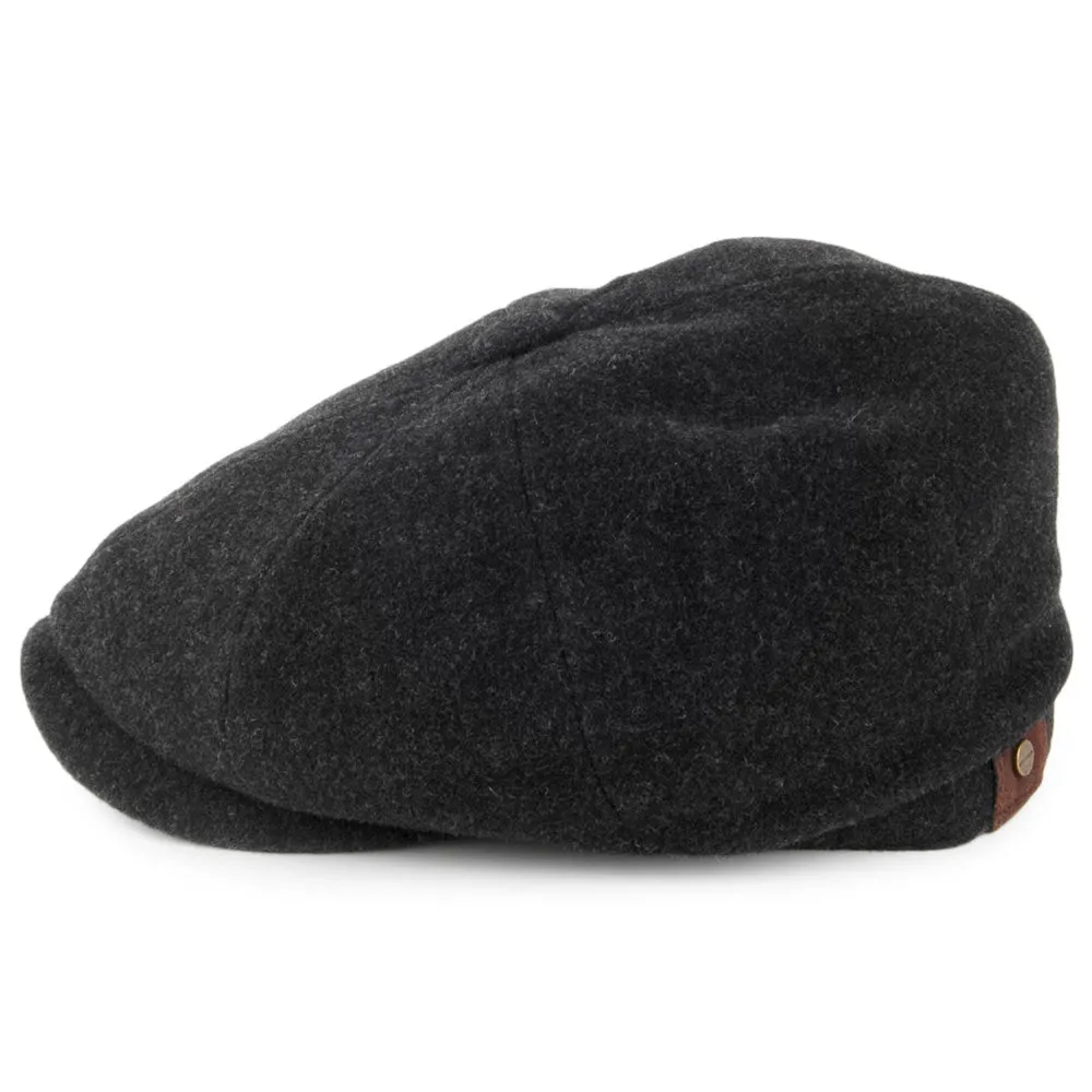 Stetson Hats Hatteras Wool-Cashmere Newsboy Cap - Charcoal