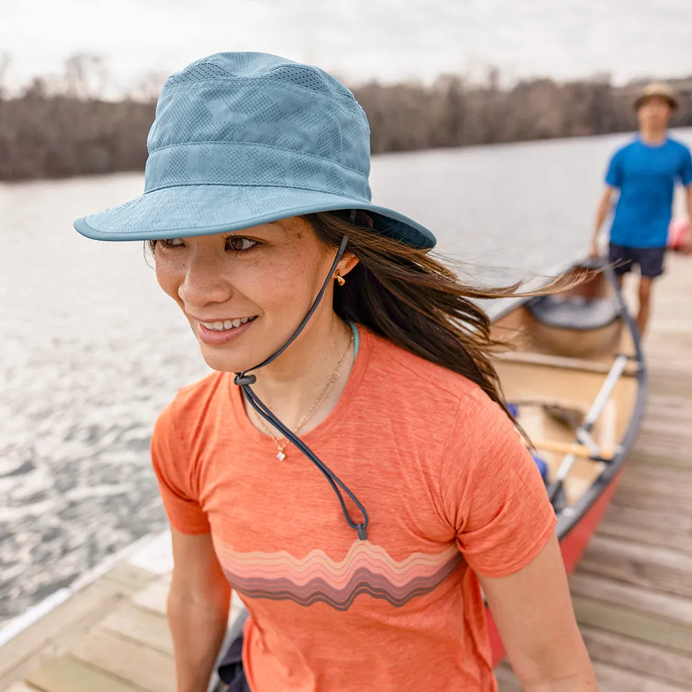 Sunday Afternoons Hats Solar Recycled Water Repellent Bucket Hat - Blue