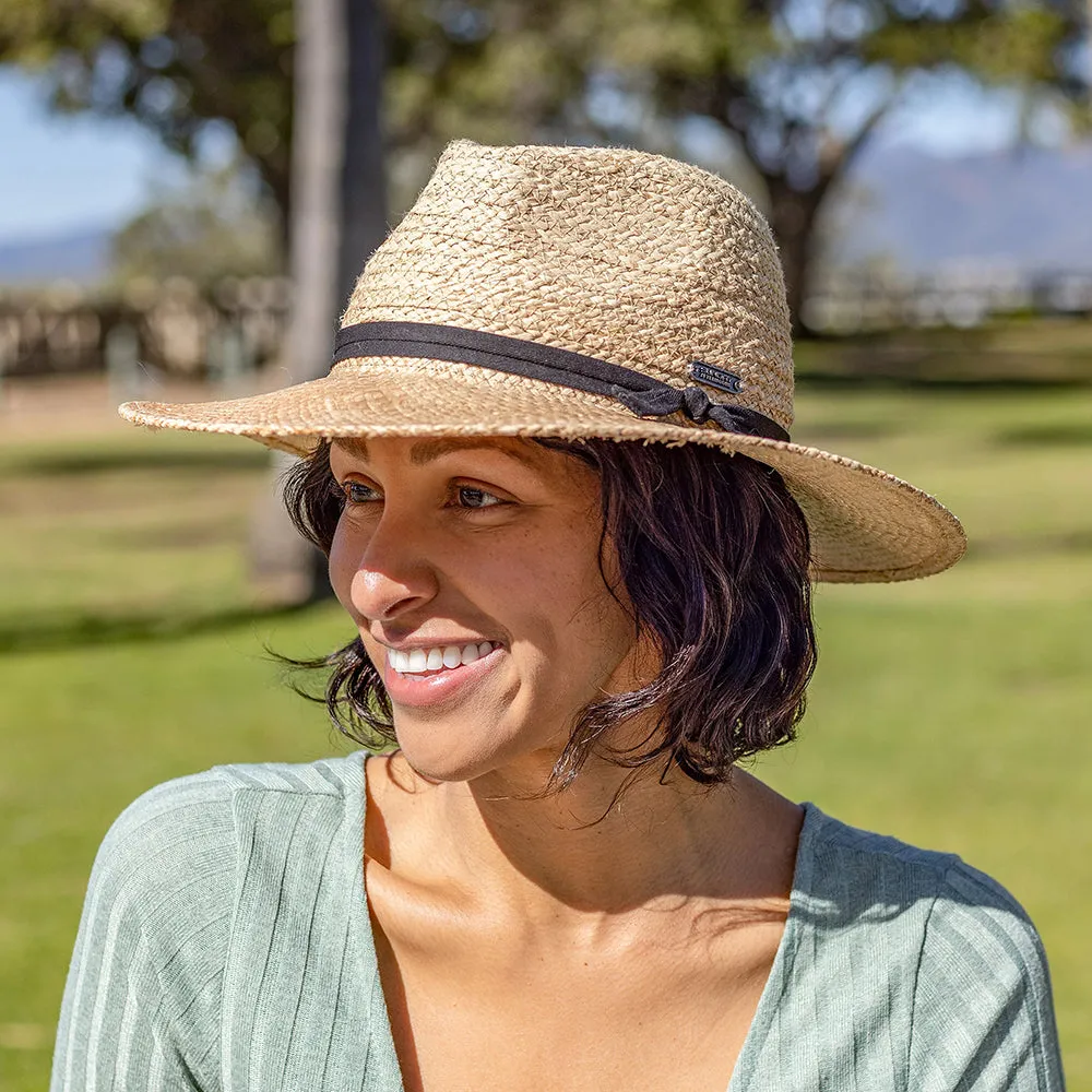 Sunday Afternoons Hats Tulum Raffia Straw Fedora Hat - Natural