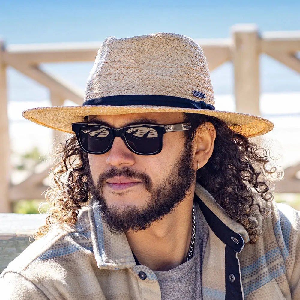 Sunday Afternoons Hats Tulum Raffia Straw Fedora Hat - Natural