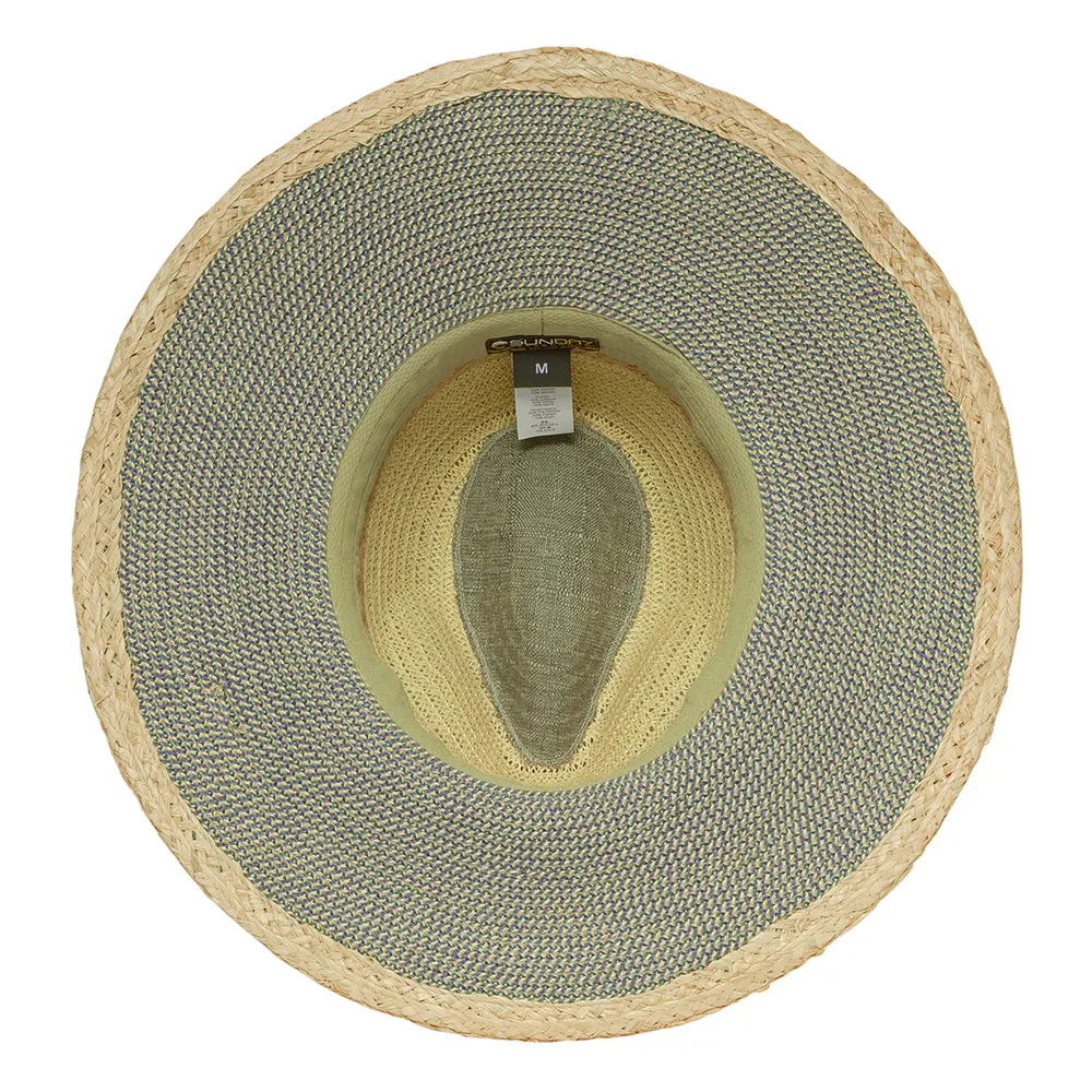 Sunday Afternoons Hats Valencia Summer Fedora Hat - Natural-Denim