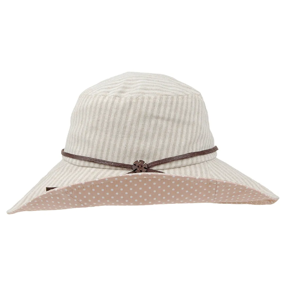 sur la tête Soleil Packable Sun Hat - Beige