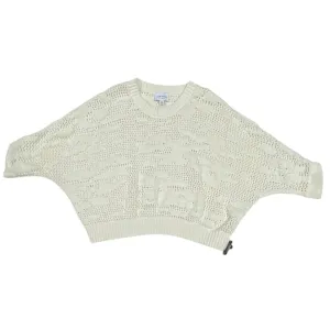 Sweater By Flat White In White, Size:Xs