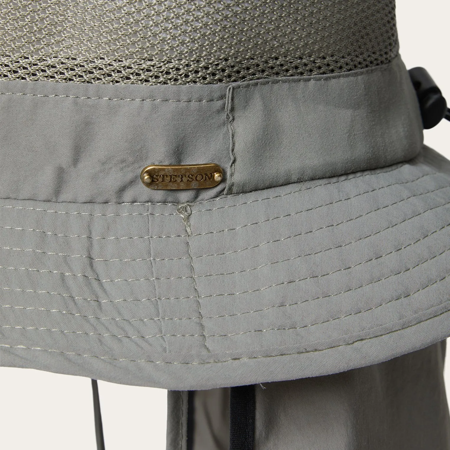 Switchback 'No Fly Zone' Mesh Bucket Hat -STETSON
