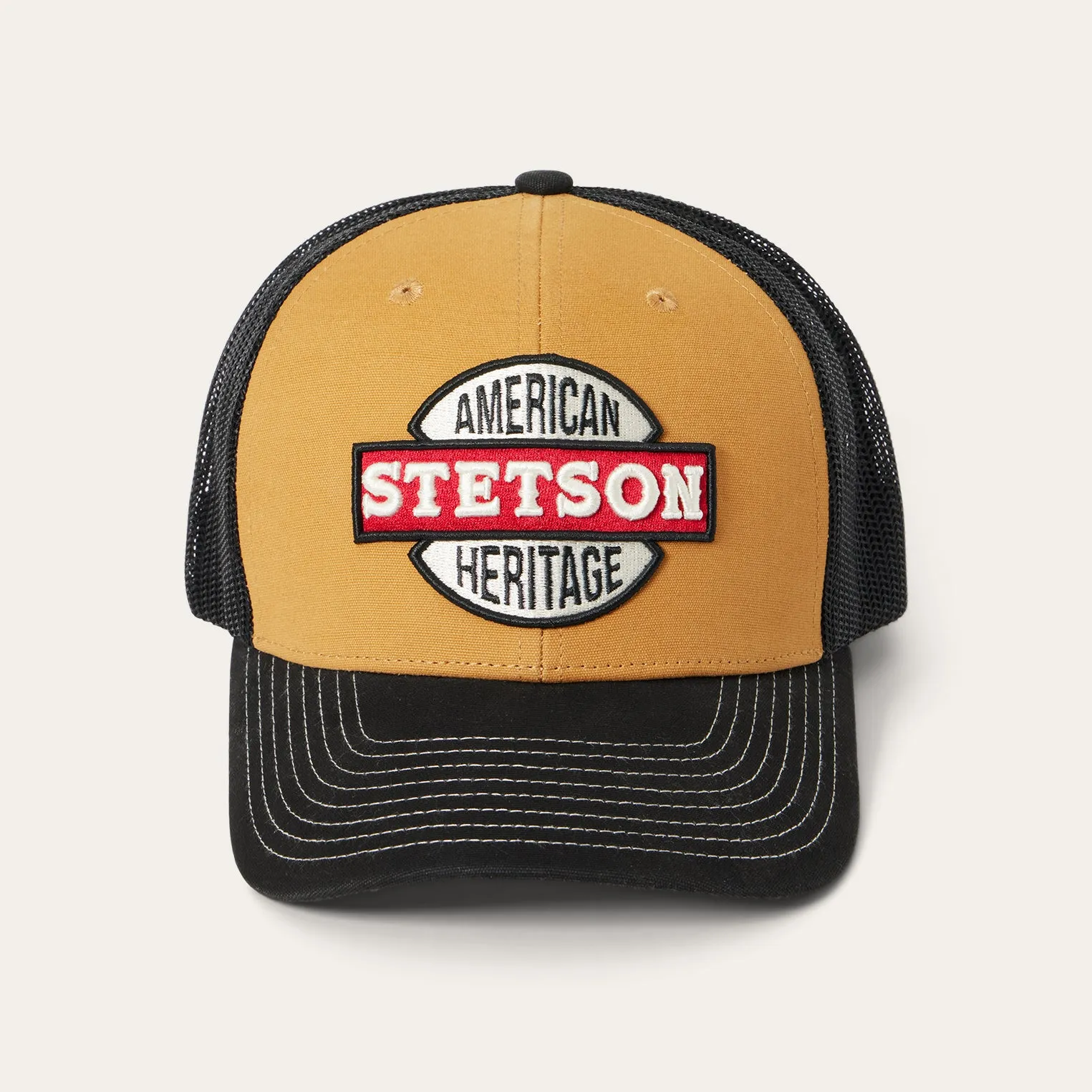 Tan Americana Trucker Cap -STETSON