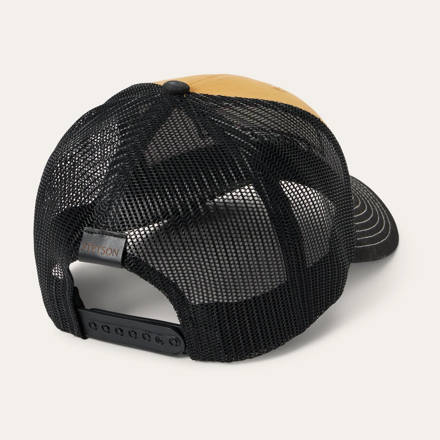 Tan Americana Trucker Cap -STETSON