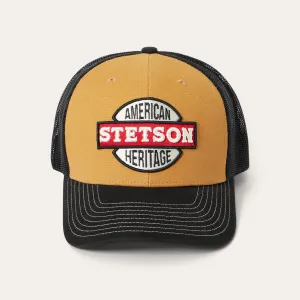 Tan Americana Trucker Cap -STETSON