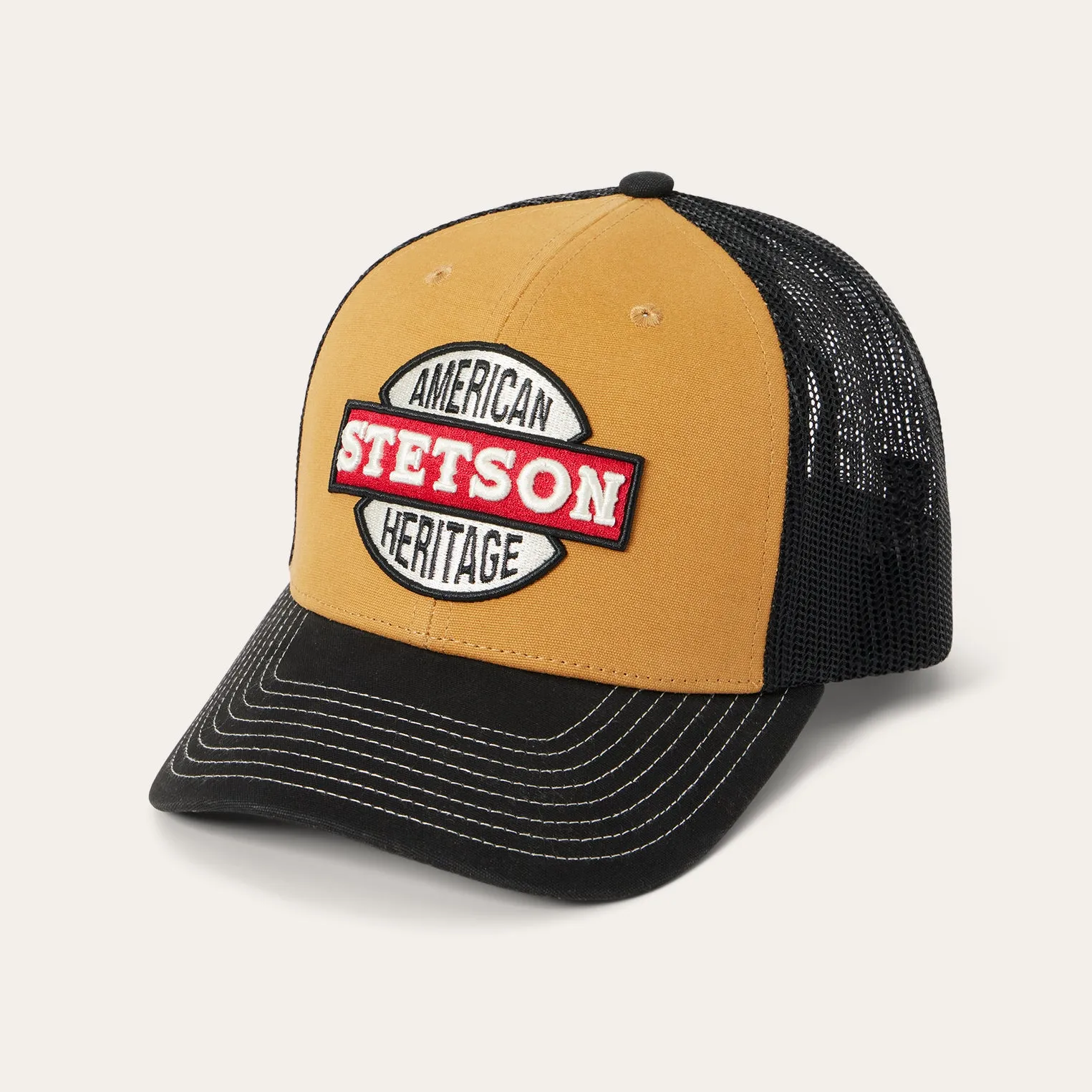 Tan Americana Trucker Cap -STETSON