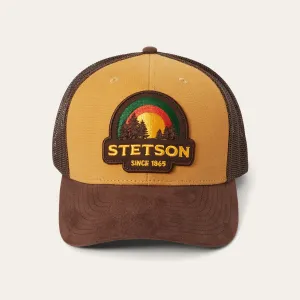 Tan Sunset Trucker Cap -STETSON