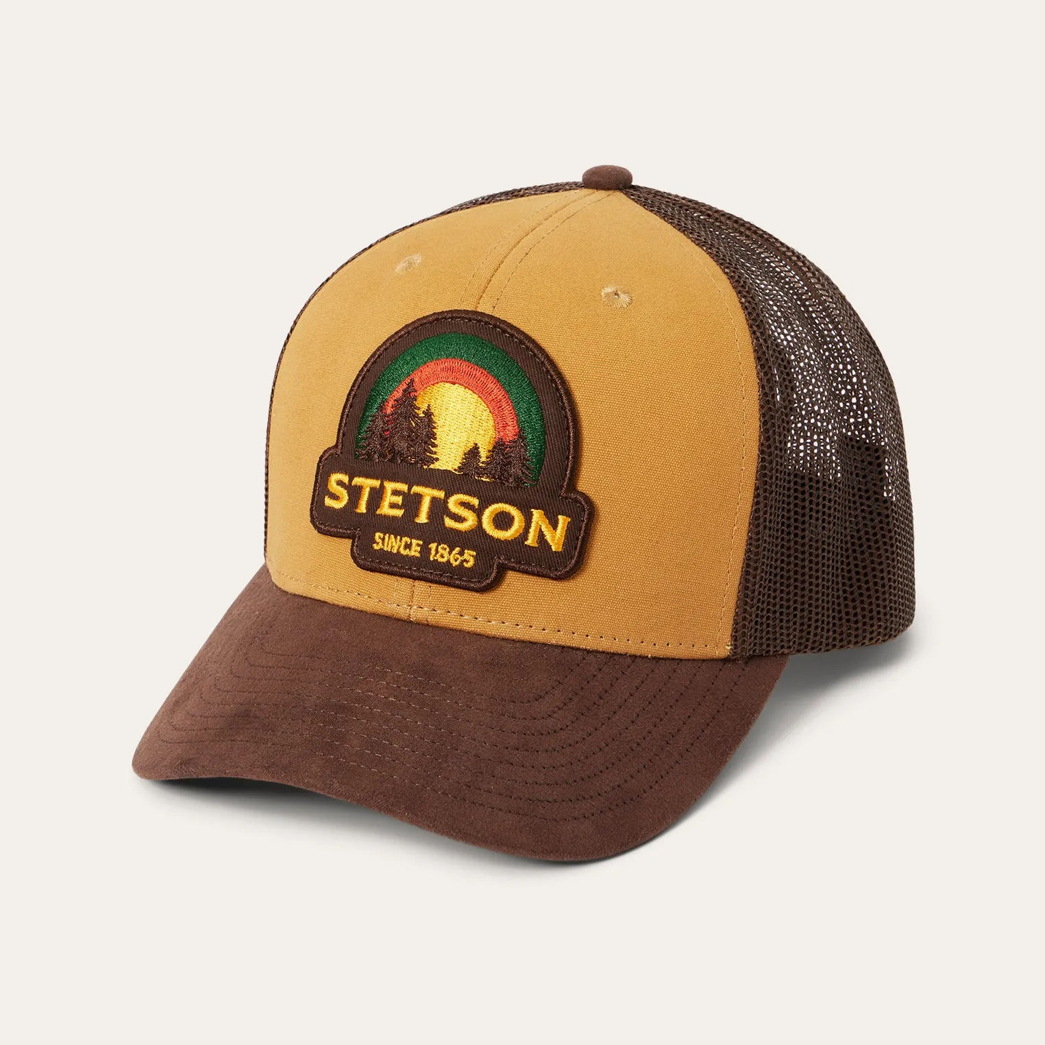 Tan Sunset Trucker Cap -STETSON