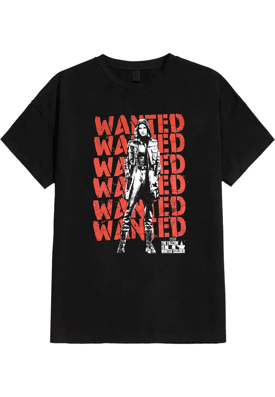 The Falcon & The Winter Soldier - Wanted Repeating - T-Shirt