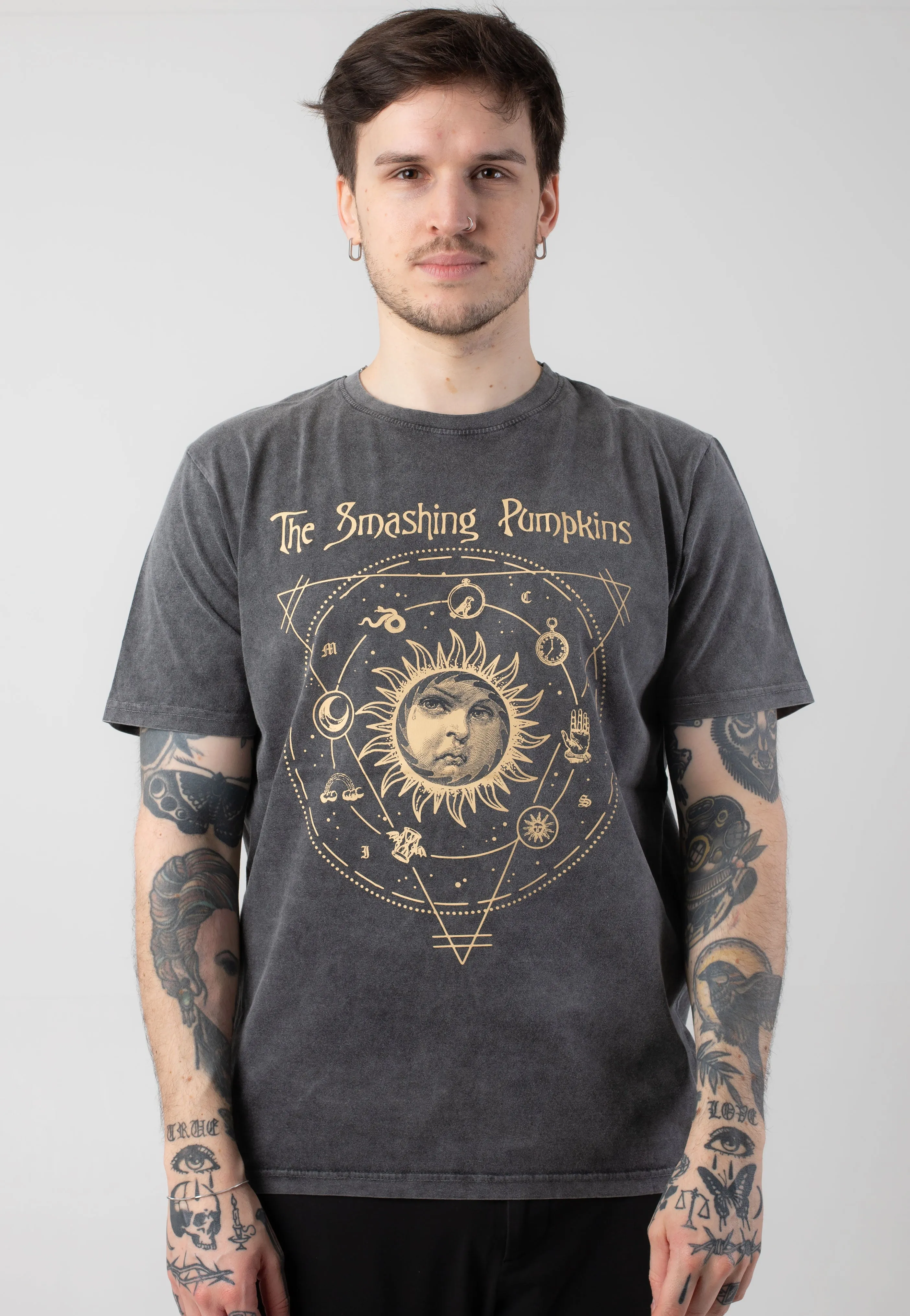 The Smashing Pumpkins - Celestial Sun Stone Wash - T-Shirt