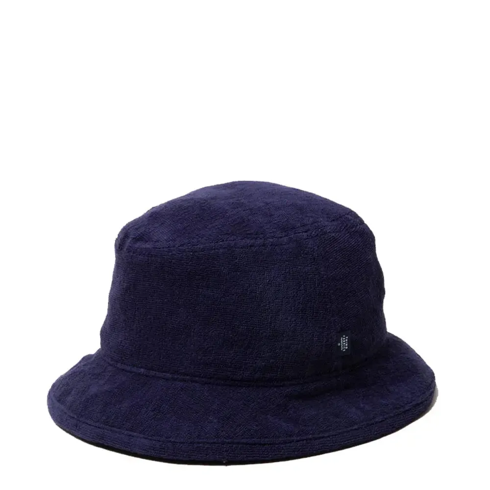 Thing Fabrics Short Pile Bucket Hat Navy