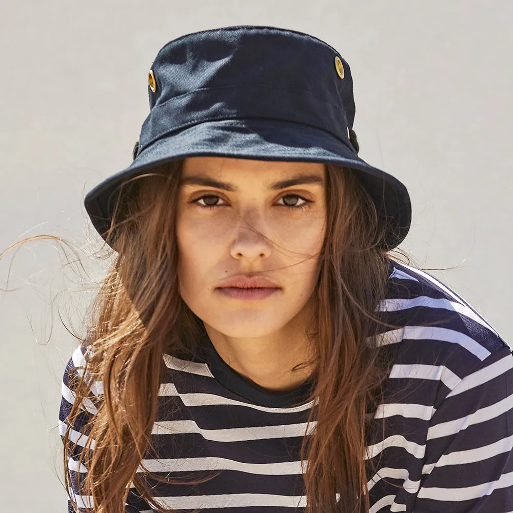 Tilley Hats Iconic T1 Cotton Duck Bucket Hat - Navy Blue