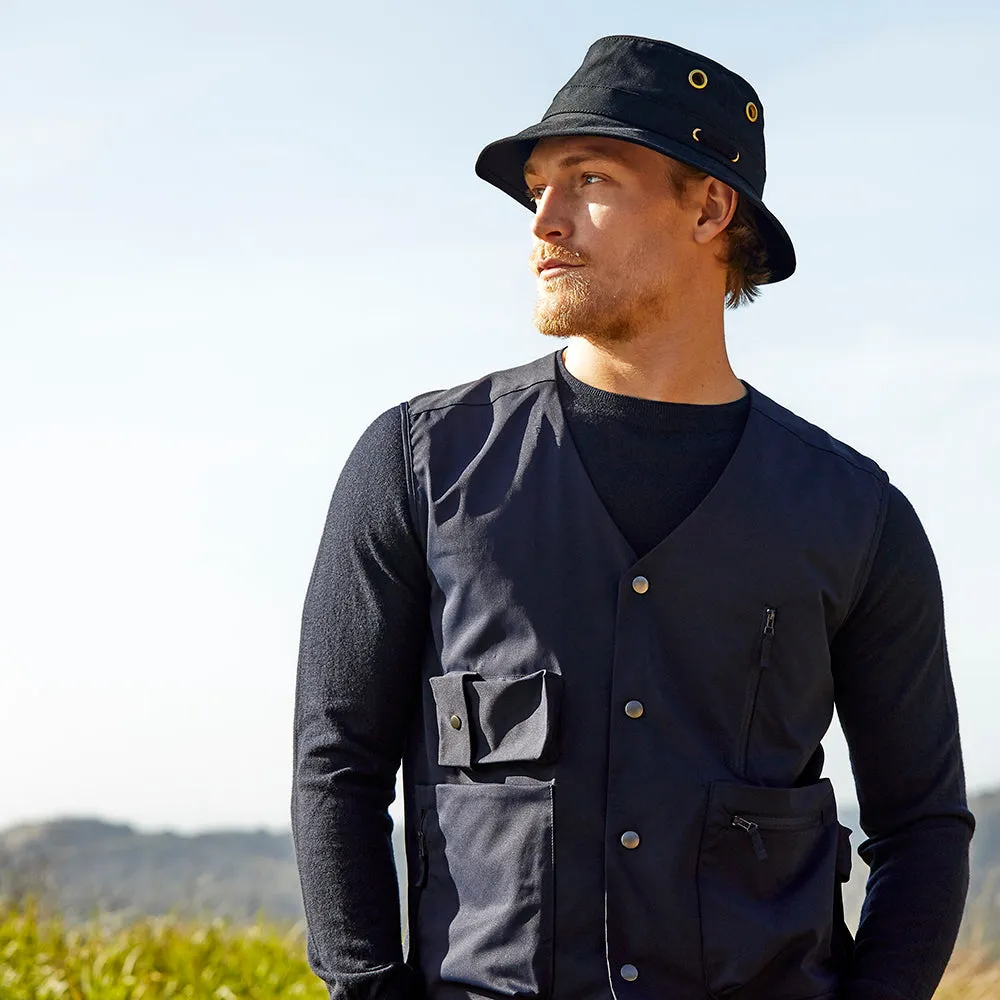 Tilley Hats Iconic T1 Cotton Duck Bucket Hat - Navy Blue
