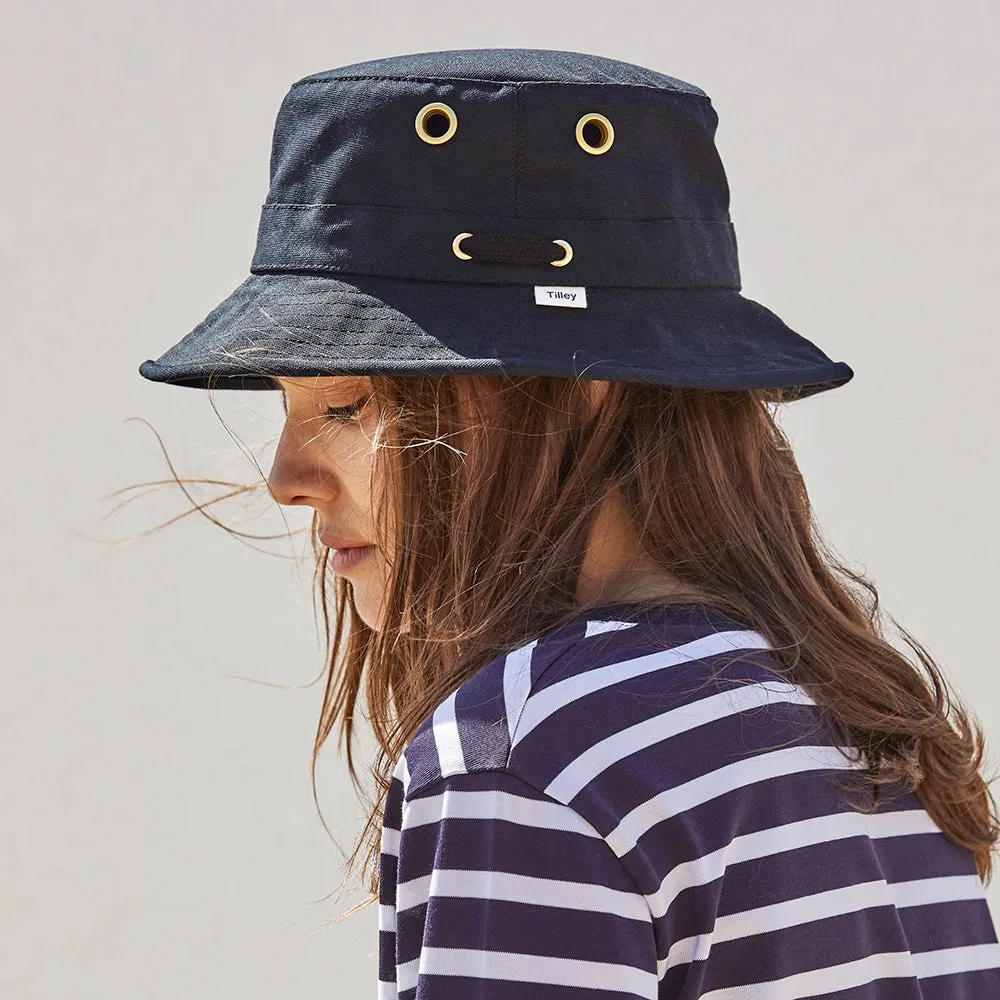 Tilley Hats Iconic T1 Cotton Duck Bucket Hat - Navy Blue