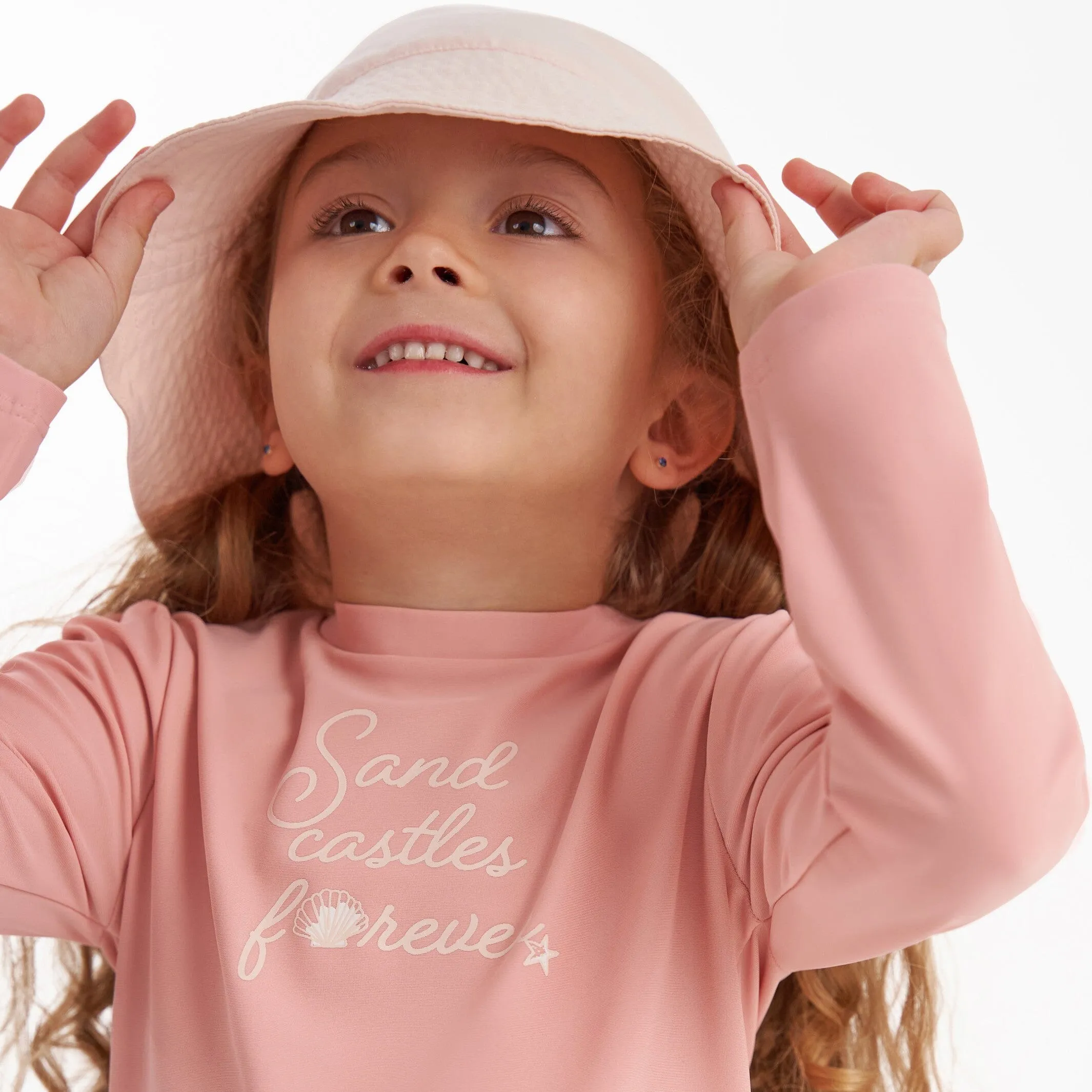 Toddler Neutral UPF 50  Blush Sun Hat Gerber Childrenswea