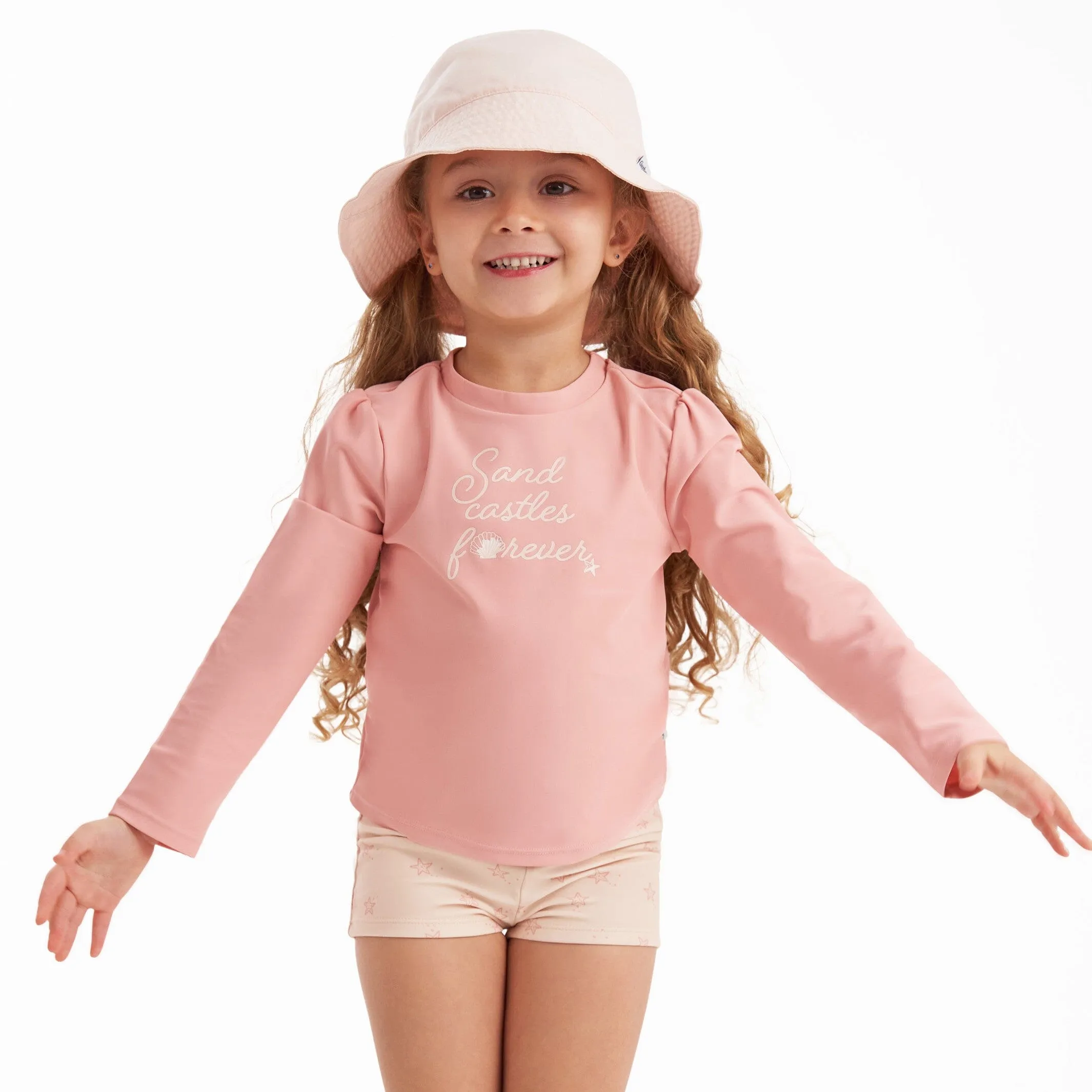 Toddler Neutral UPF 50  Blush Sun Hat Gerber Childrenswea