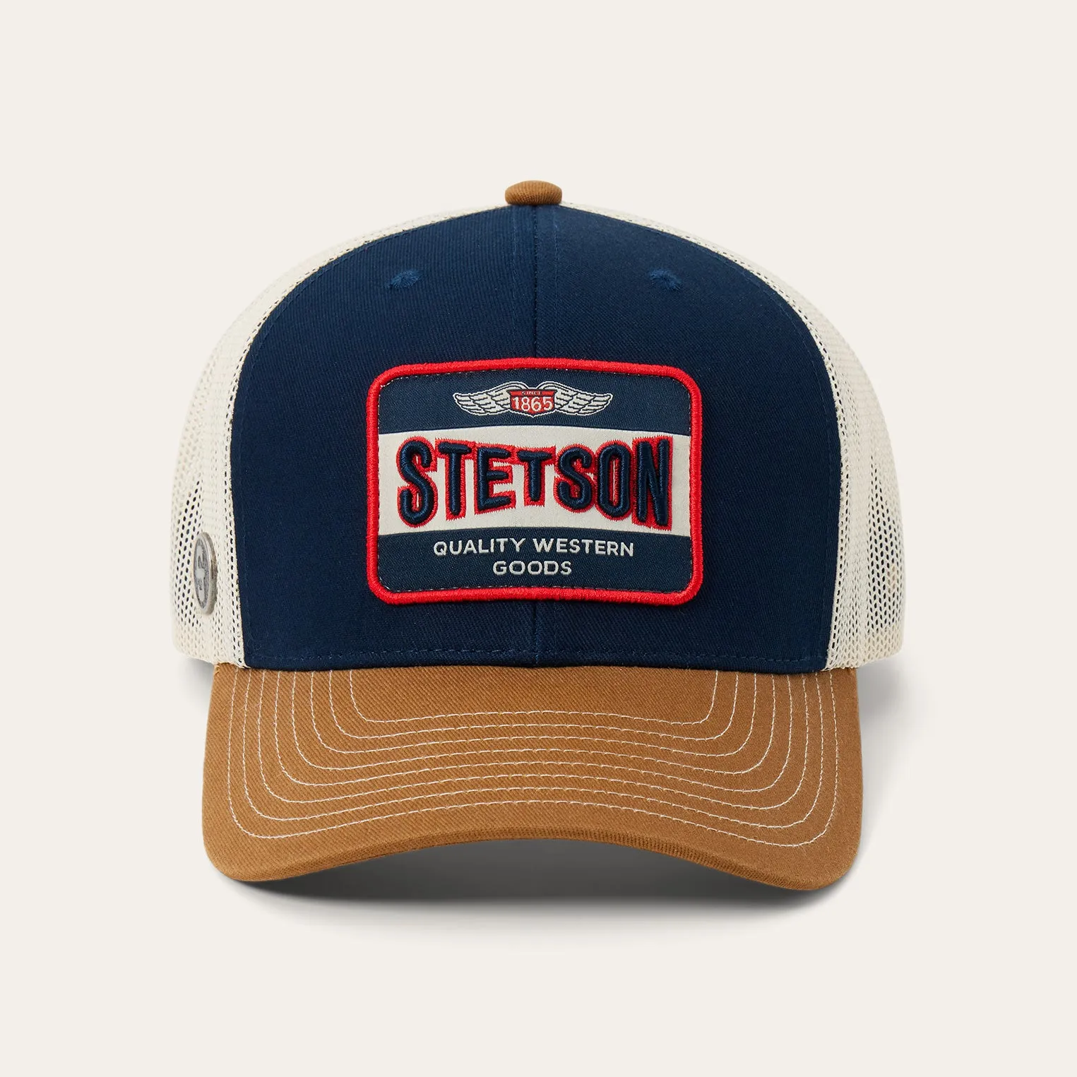 Vintage Patch Trucker Hat -STETSON