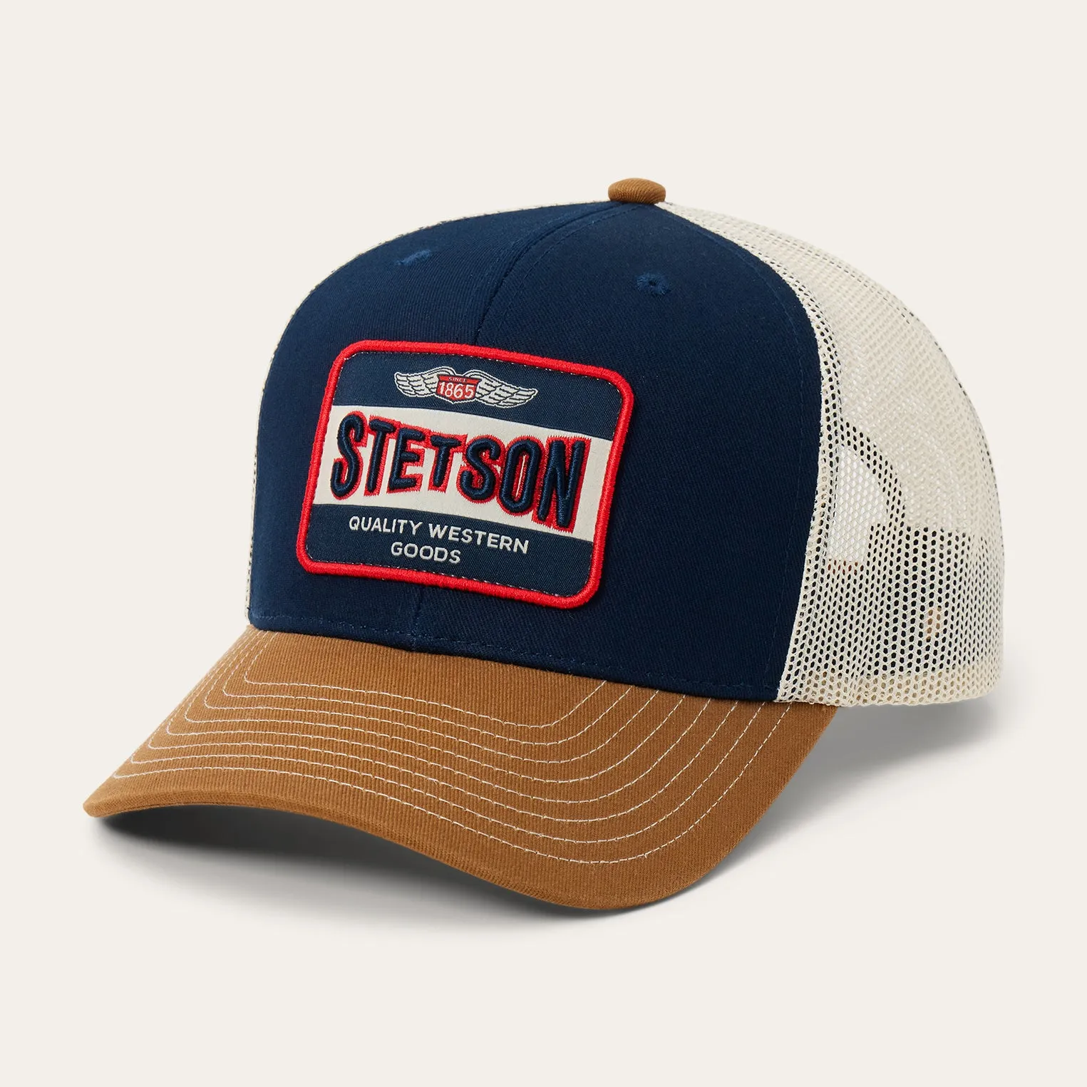Vintage Patch Trucker Hat -STETSON